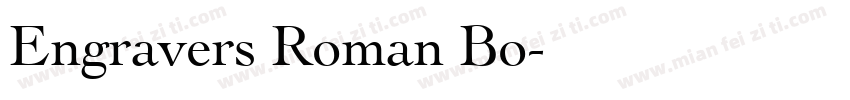 Engravers Roman Bo字体转换